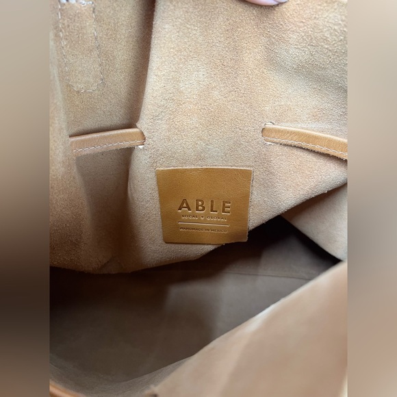 ABLE brand genuine leather bag Able Tan Leather - Picture 11 of 11